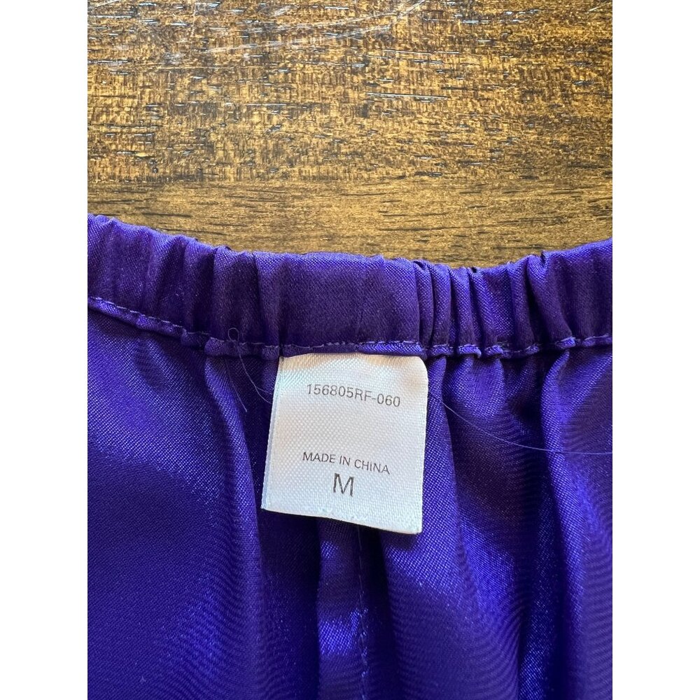 Victoria's Secret Purple Button Down Pajama Top & Shorts Set Medium - Picture 6 of 10